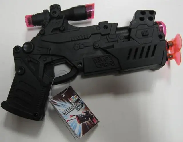 Photo de l’avis officiel: Yummy Toys Spy Gear Shooting gun Pistolet à jouets avec des bonbons — risque: Risque chimique & Étouffement