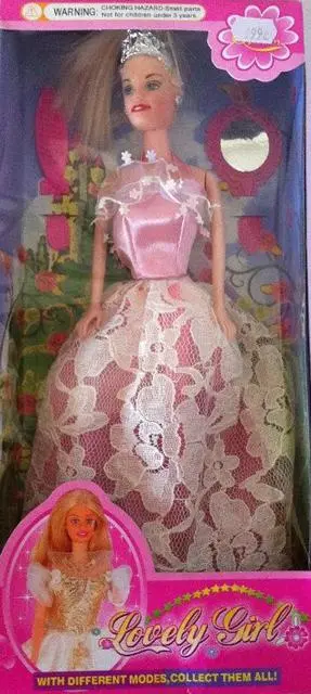Foto uit de officiële melding: LIan Yi Lovely Girl Plastic pop met accessoires  &amp; # #13; — risico: Chemische risico's