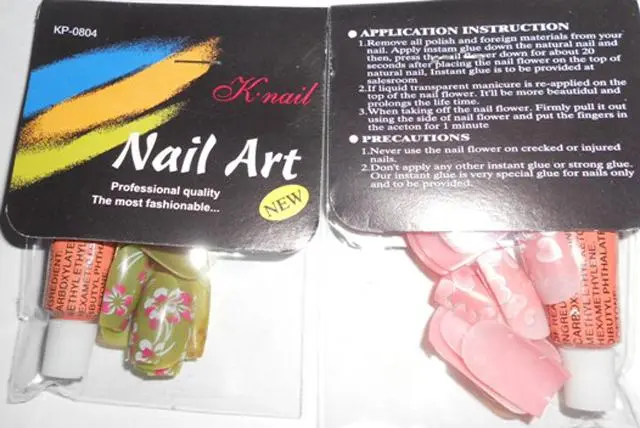 Foto dell’avviso ufficiale: K-Nail Nail Art Unghie false &amp; #13; &amp; #13; — rischio: Rischio chimico