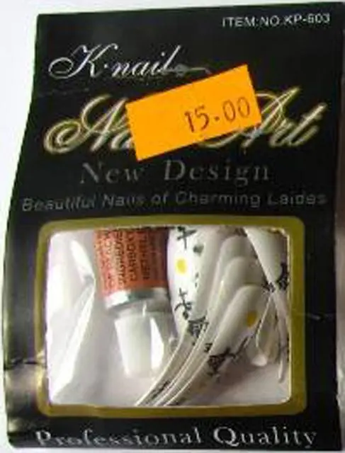 Foto dell’avviso ufficiale: K-Nail Nail Art Unghie false &amp; #13; &amp; #13; — rischio: Rischio chimico