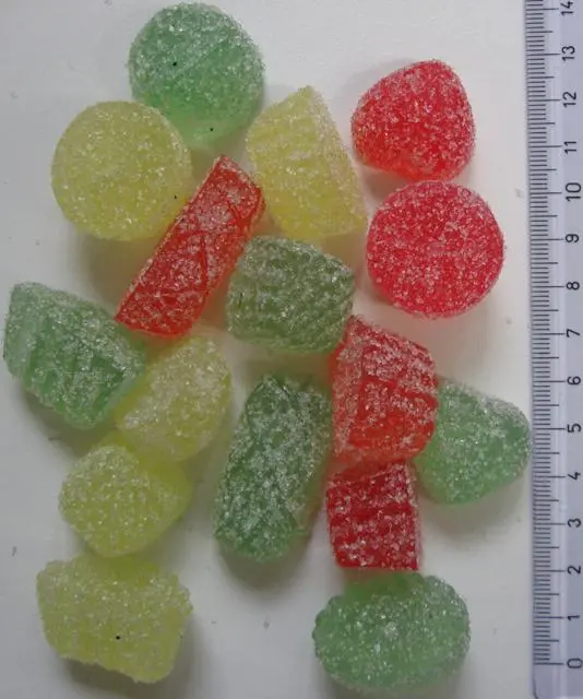 Photo from the official notice: Decorative jelly sweets — choking risk
