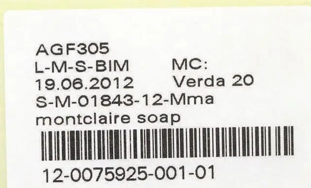 Foto do aviso oficial: Montclaire Round montclaire powerful germicidal soap Sabão — risco: Químico