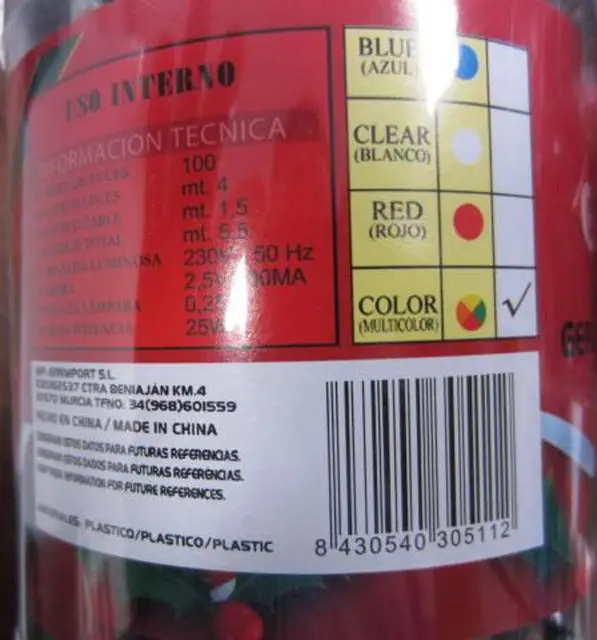 Foto do aviso oficial: Gerimport Cadeia de iluminação — risco: Choque elétrico