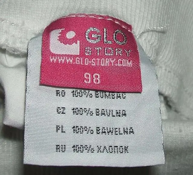 Photo from the official notice: GLO-STORY children’s trousers — injuries risk