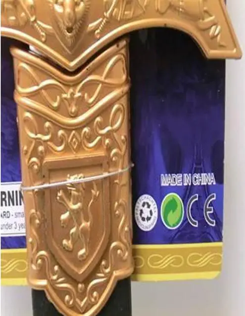 Foto do aviso oficial: Espada de brinquedo — risco: Químico