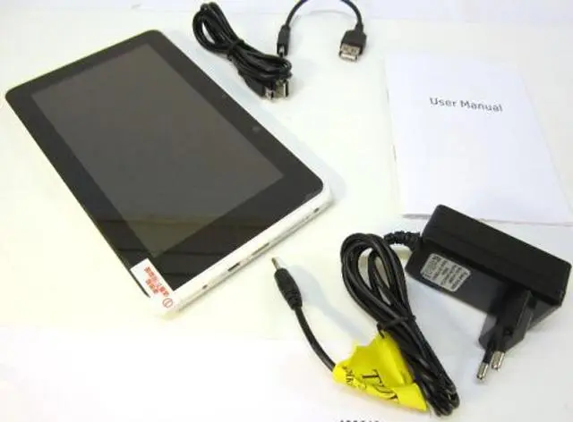 Photo from the official notice: Tablet PC tablet computer — electric shock risk