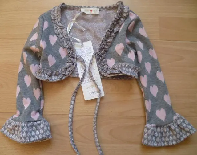 Foto do aviso oficial: Marions Bolero das meninas — risco: Estrangulamento