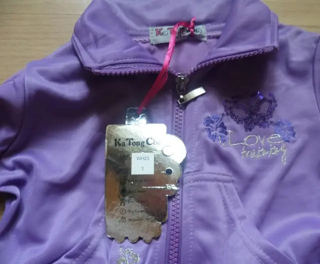 Foto do aviso oficial: Ka Tong Che Conjunto de roupas esportivas para meninas — risco: Ferimentos