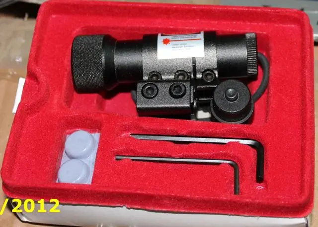 Photo from the official notice: 1. Laser LJM SRC 2. Laser SCOPE laser sight — damage to sight risk