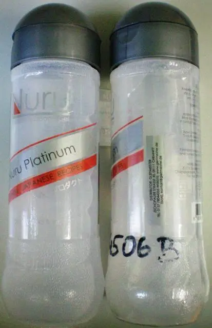 Photo de l’avis officiel: Nuru Nuru Premium Gel de massage &amp; #13; &amp;#13; — risque: Risque microbiologique