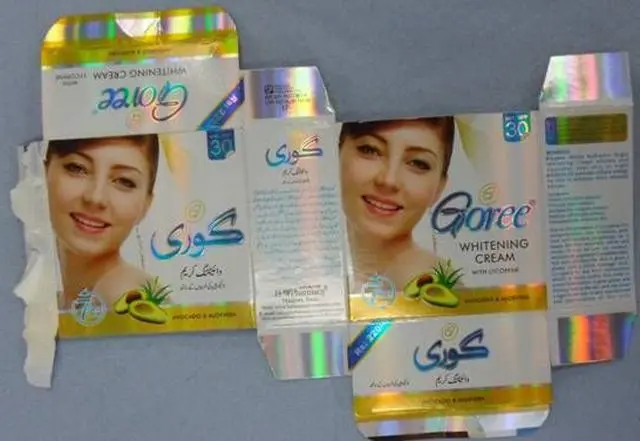 Foto do aviso oficial: H Pharmacy Goree Whitening Cream Produto de clareamento da pele — risco: Químico