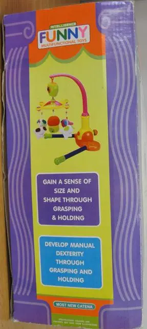 Photo from the official notice: Xin Da Mei Intelligence Funny Multifunctional Toys musical rotating toy — choking risk