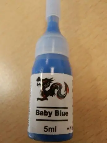 Photo from the official notice: Tattoooo Baby blue tattoo ink — chemical risk
