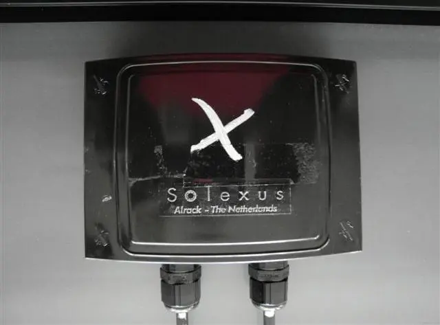 Photo from the official notice: Scheuten Solar solar panel — fire risk