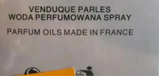Photo de l’avis officiel: Beautiful parfum eau de parfum Diableu Parfum &amp; #13; — risque: Risque chimique