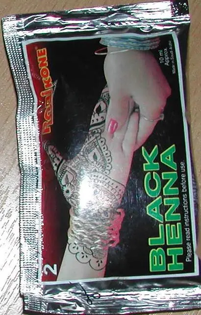 Foto do aviso oficial: Rani Kone Black Henna Produto henna — risco: Químico