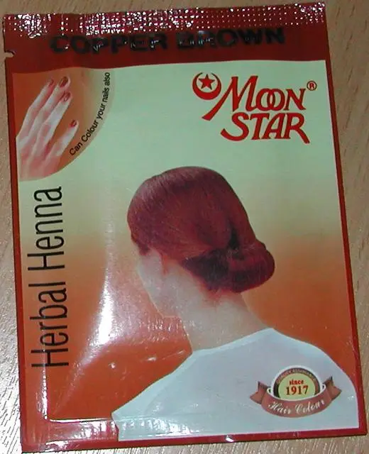 Photo de l’avis officiel: Moon Star Herbal Henna Teinture capillaire &amp; #13; &amp;#13; — risque: Risque chimique (A12/0148/13)