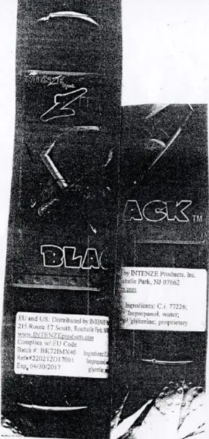 Foto do aviso oficial: Black TM Tinta de tatuagem — risco: Químico