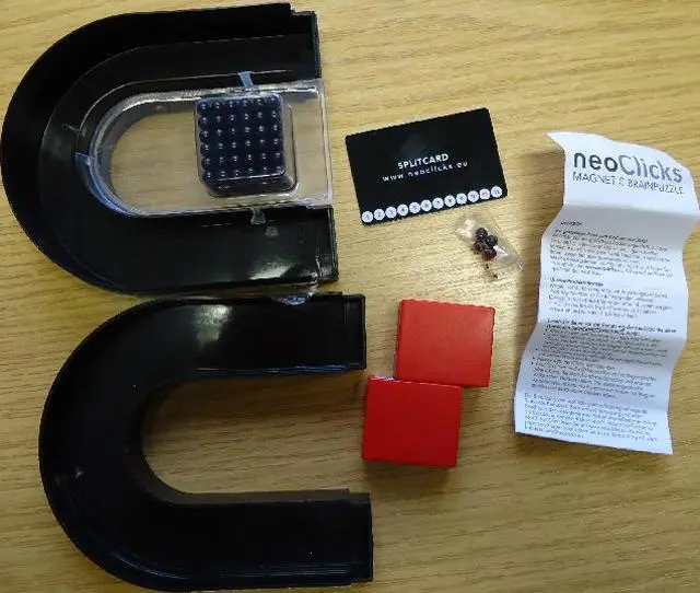 Photo de l’avis officiel: Neoclicks Magnetic Brainpuzzle Jouet magnétique — risque: Étouffement & Blessures