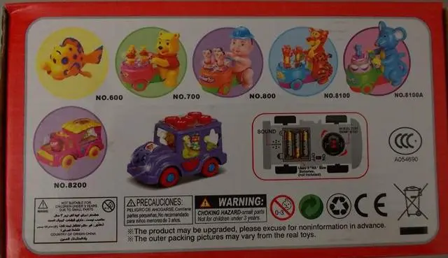 Foto do aviso oficial: Mingwei Block car Carro de brinquedo — risco: Engasgamento