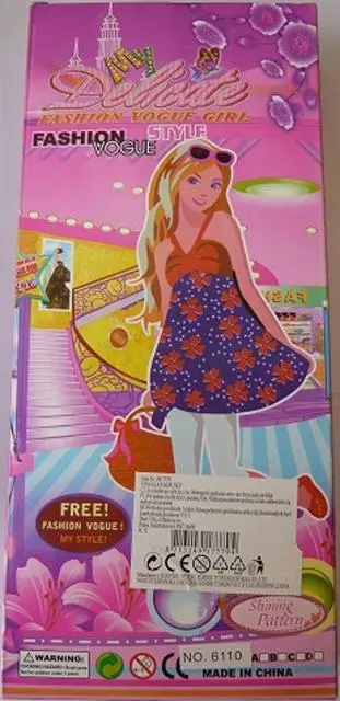 Foto do aviso oficial: Angel The Beautiful Girl Set, My Delicate Fashion Vogue girl Boneca de plástico — risco: Químico