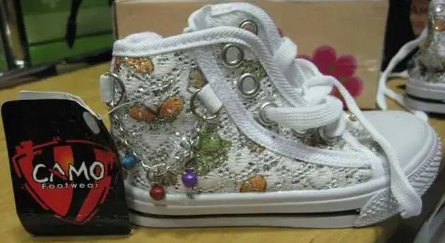 Foto do aviso oficial: CAMO Sapatos infantis — risco: Engasgamento