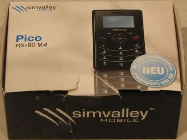 Foto do aviso oficial: Simvalley Pico Telemóvel — risco: Choque elétrico