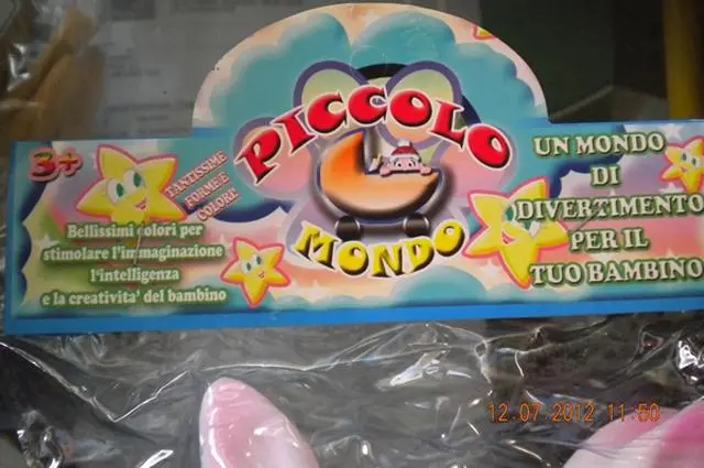 Photo de l’avis officiel: Tobia's Giochi Piccolo Mondo Lapin en plastique &amp; #13; — risque: Risque chimique
