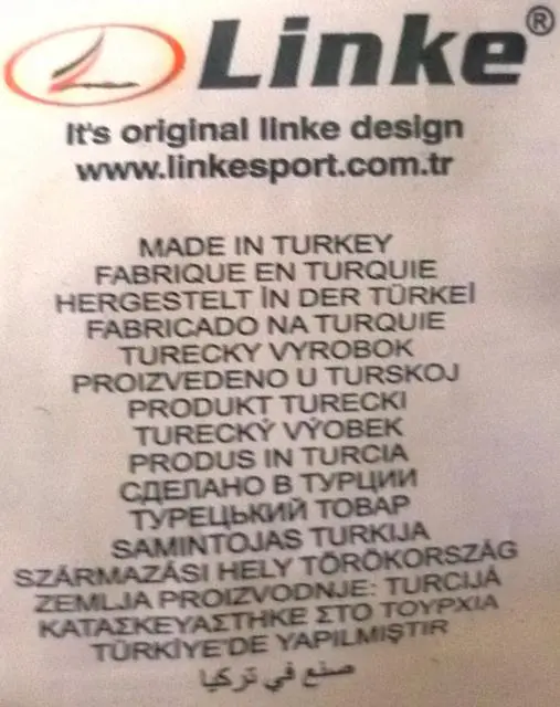 Foto uit de officiële melding: Linke Kinderpak &amp; #13; &amp; #13; — risico: Verwonding (A12/0337/13)
