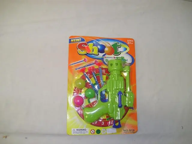 Photo de l’avis officiel: SHOOT Jeu de tir avec pistolet à jouets — risque: Risque chimique & Étouffement