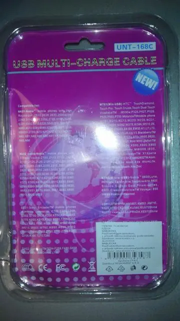 Foto do aviso oficial: USB Multi-Charge Cable Carregador USB — risco: Choque elétrico