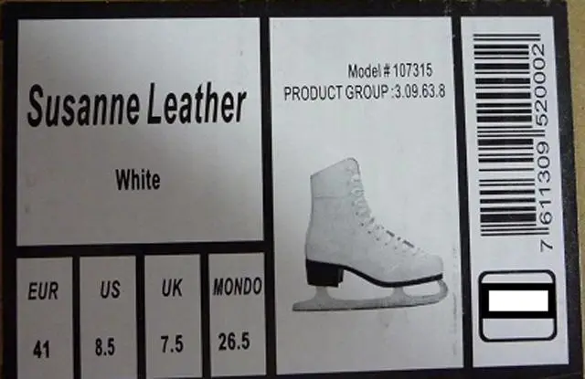 Foto do aviso oficial: Susanne Leather Patins de gelo — risco: Químico
