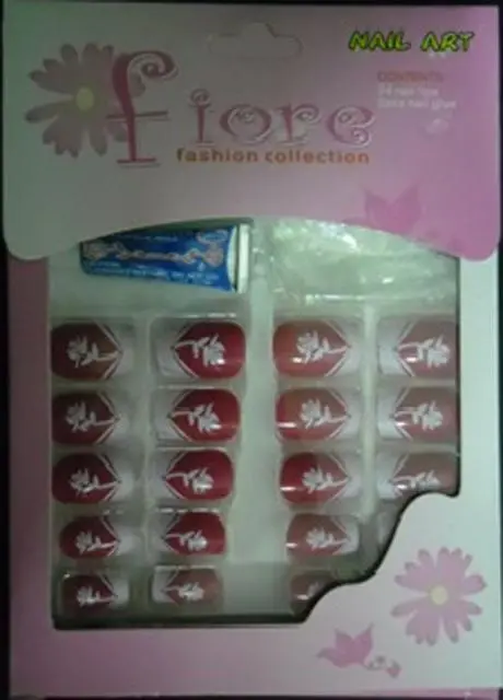 Photo from the official notice: NAIL ART Fiore fashion collection false nails — chemical risk