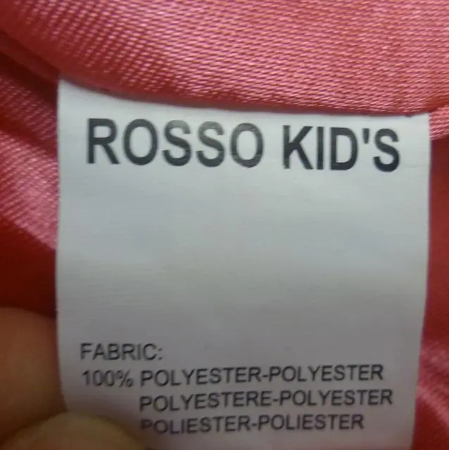 Photo from the official notice: Rosso Kids children’s jacket — strangulation risk