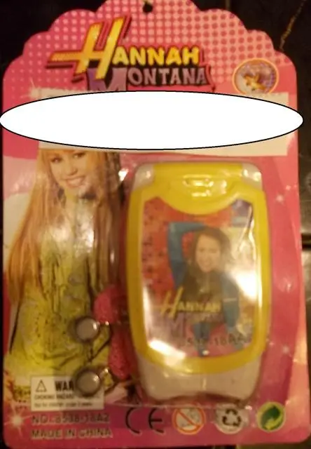 Foto dell’avviso ufficiale: Peng Sheng Hannah Montana (THE PRODUCT MAY BE COUNTERFEIT) Giocattolo — Telefono mobile &amp; #13; &amp; #13; — rischio: Rischio chimico