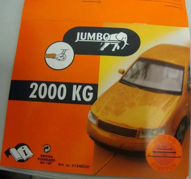 Foto do aviso oficial: Jumbo Corda de reboque — risco: Ferimentos