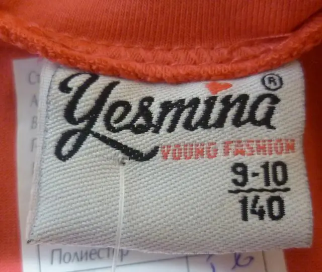 Foto do aviso oficial: Yesmina Conjunto de roupas para meninas — risco: Estrangulamento