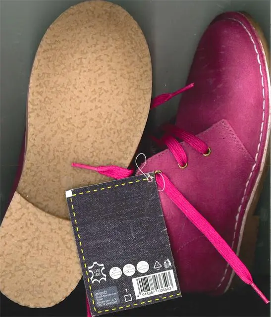 Photo de l’avis officiel: Pepperts! Kinder Leder Boots Chaussures pour enfants — risque: Risque chimique