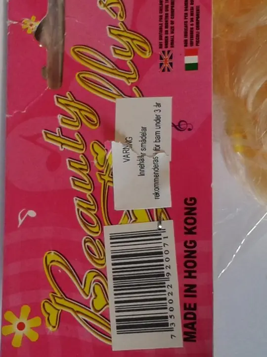 Foto do aviso oficial: Xie Tai Beauty Dollys Boneca de plástico — risco: Químico