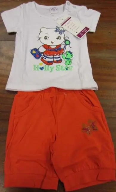 Photo from the official notice: 1.MOMO STAR  2.SWEET KATTY babies' clothing sets — choking risk