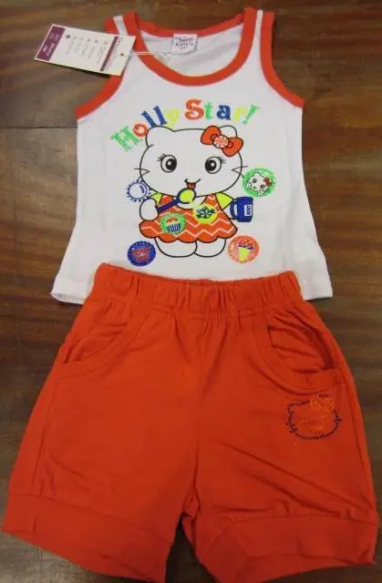 Photo from the official notice: 1.MOMO STAR  2.SWEET KATTY babies' clothing sets — choking risk