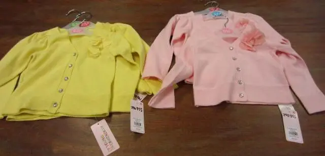 Photo de l’avis officiel: Primark Cardigan de bébé — risque: Étouffement