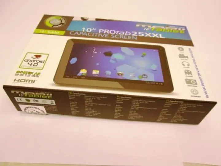 Foto do aviso oficial: Mobii 10" PROTab25XXL Tablet PC — risco: Choque elétrico