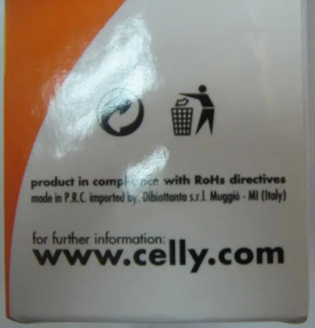 Foto aus der offiziellen Meldung: Celly Energy Star Reiseladegerät — Risiko: Elektrischer Schlag