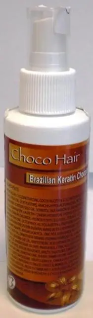 Foto uit de officiële melding: Bionaza Cosmetics Choco Hair – Brazilian Keratin Chocolate Haarbehandelingsproducten — risico: Chemische risico's