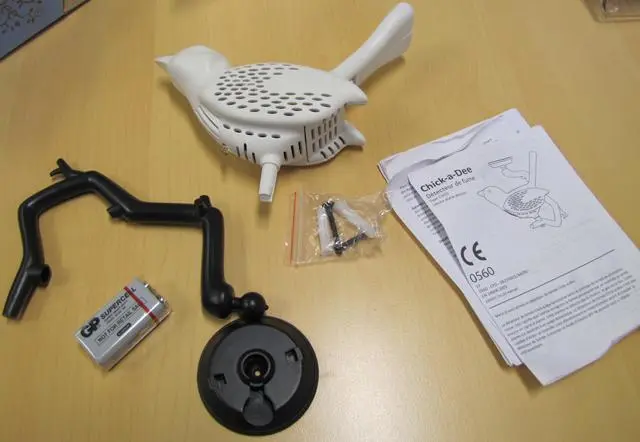 Photo from the official notice: Chick-a-Dee smoke detector — suffocation & fire risk