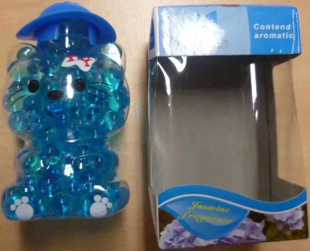 Photo from the official notice: 1)  Raggedy Ann&amp;Andy, 2) Unknown 1) Crystal Bead Air Freshener- Lucky lady Bug ; 2) Air freshener Classic  — choking risk