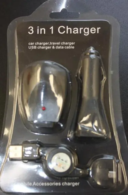 Photo de l’avis officiel: 3 in 1 Charger Chargeur — risque: Choc électrique