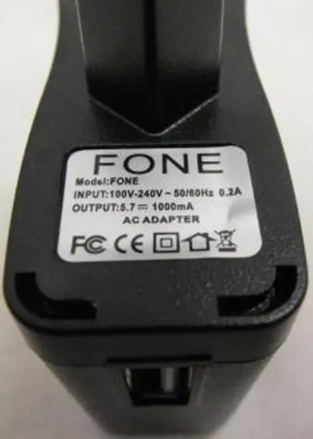 Foto do aviso oficial: Fone Telemóvel — risco: Choque elétrico