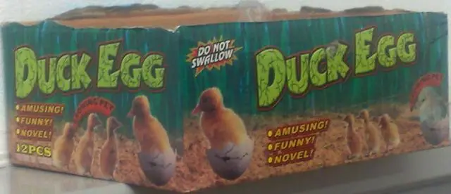 Photo de l’avis officiel: Duck Egg Jouet extensible — risque: Étouffement